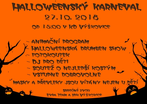 Halloweenský karneval Halloweenský karneval